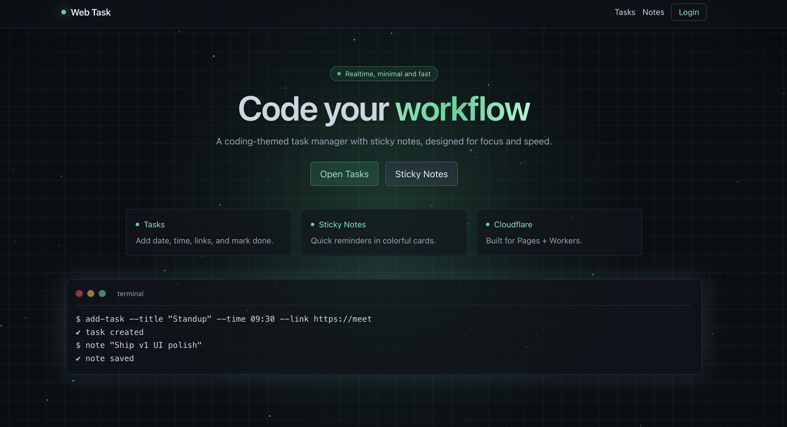 Web Task Preview